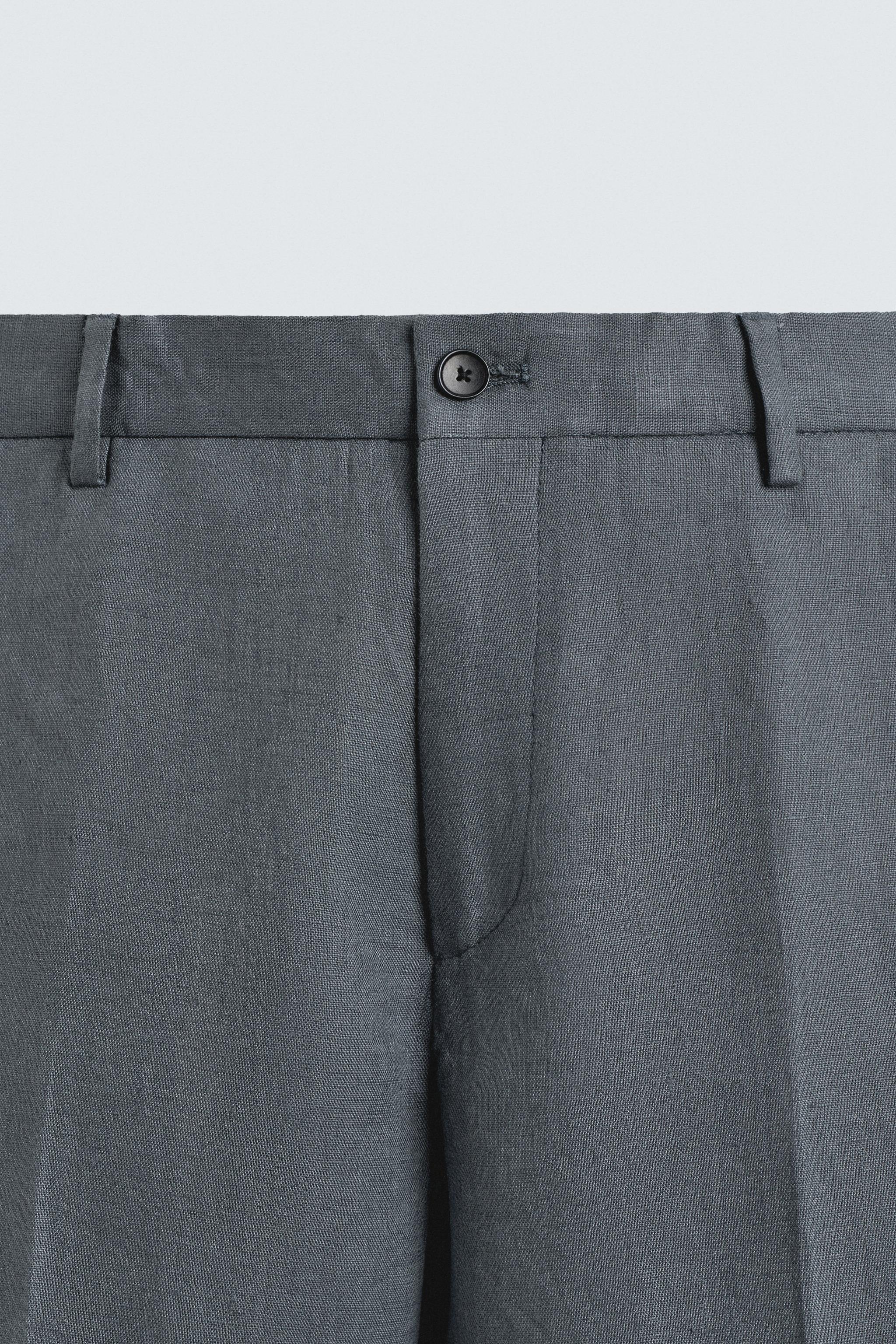 100% LINEN SUIT PANTS